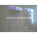 Printing header opp plastic bag with self adhesive tape